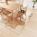 Tempered Glass Chair Mat for Carpet 48"x42", Floor Protector - Image 5