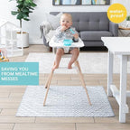 Bumkins Baby Splat Mat for Under High Chair, Babies Toddlers Eating Mess Mat - Image 2