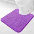 BOANKODU Toilet Rugs U-Shaped, Machine Washable, Bath Mats by BOANKODU