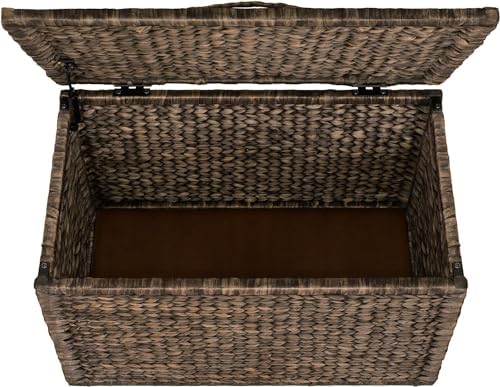 eHemco Water Hyacinth Wicker Storage Trunk, 30x17.5x17.5 - Image 3