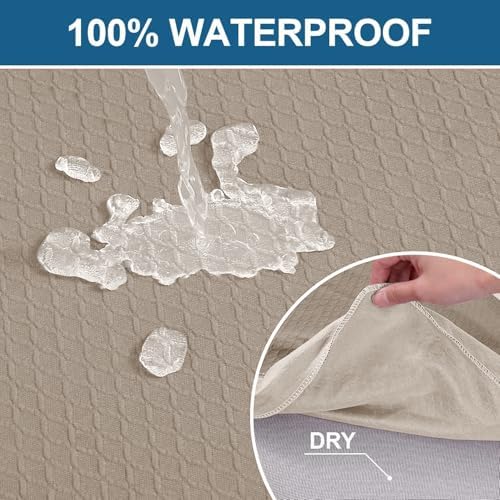 Smiry Waterproof Seat Covers for Dining Room Chairs - Image 3