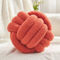 Petrella Grapefruit Knot Pillow Ball, 11 Inch Round Decorative Throw Pillow by Petrellatoy