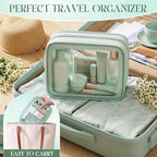 Hsei 6 Pcs Clear Makeup Bags Diaper Bag Organizer Travel Toiletry Bags - Image 6