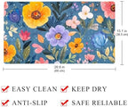 Bathtub Mat Non Slip 26.8x15.1In, Flower Bath Mat - Image 4