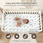 david's kids 3 Pack Fitted Crib Sheets, Ultra Soft Breathable Comfortable Baby - Image 3