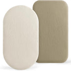 Bearmoss 2-Pack Baby Bassinet Sheets by Bearmoss