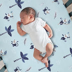 Lambs & Ivy Jungle Party 3-Piece Elephant/Monkey Baby Crib Bedding Set - Image 5