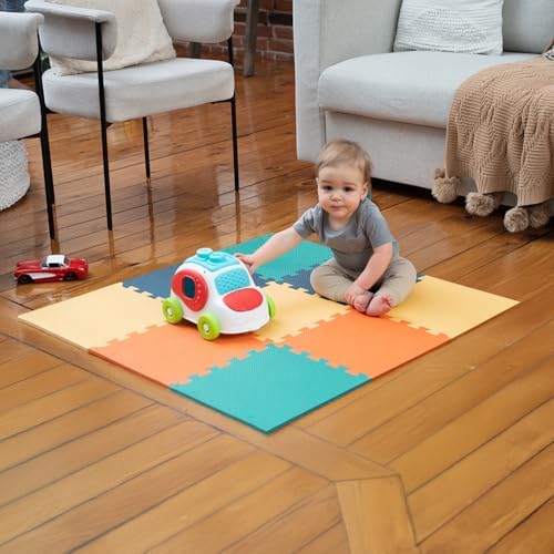 MioTetto Baby Play Mat, Comfortable Playtime Mat – Portable Foam Floor Tiles by MioTetto