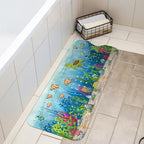 LNOND Sea Turtle Bath Mat for Tub for Kids, Ocean Bathtub Mat, Kids Bath Mats - Image 6