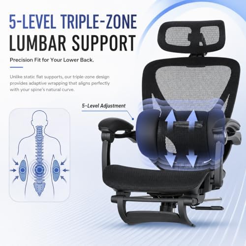 MALOL Ergonomic Mesh Office Chair - Image 3