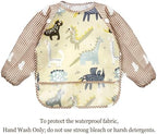 PandaEar (3 Pack Long Sleeve Bibs| Waterproof Full Sleeve Bib - Image 3