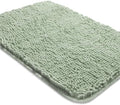 Yeaban Chenille Sea Foam Bathroom Rug 20"x32", Non-Slip Rubber Backing by Yeaban