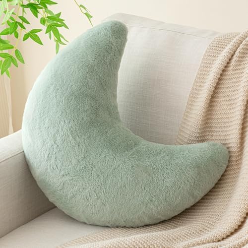 Moon Pillow, Decorative Throw Pillows by Znhinery