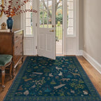 BESBLEE 5X7 Area Rug for Bedroom, Washable Animal Non Slip - Image 4