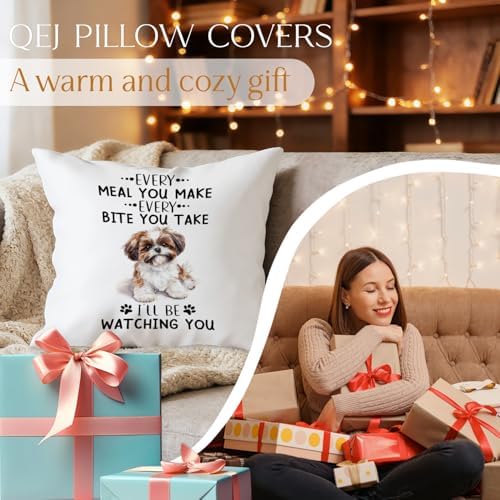 Funny Shih Tzu Pillow Cover 18x18, Shih Tzu Gifts - Image 7