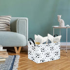 Kids Storage Basket with Soccer Print, 14.5" x 10.2" x 9.1", Waterproof with - Image 5