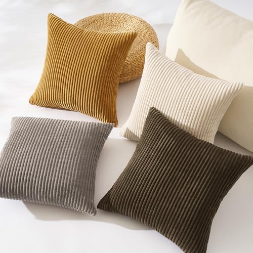 Topfinel Decorative Brown Throw Pillow Covers Cushion Cases - Image 4
