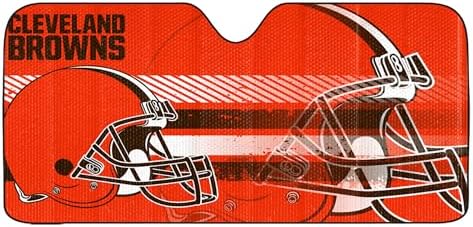 Fanmats NFL Windshield Sun Auto Shade, Sun Shield Sun Visor Accordion tri-fold by FANMATS