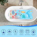 PRATIQUE Kids Bath Mat for Tub Non Slip，40 X 16 Inch Extra Long Kids Bathtub - Image 2