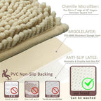 Bathroom Rugs Sets 3 Piece Non Slip, Bath Rugs - Image 5