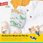 Glad for Kids Disposable Paper Bibs & Crumb Catcher, 30 Ct - Image 4