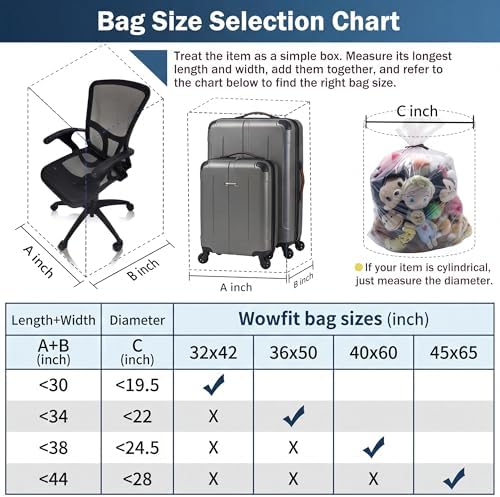 Wowfit Giant Large Plastic Bags - Image 3