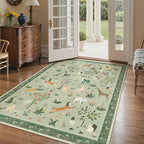 BESBLEE 10X14 Washable Area Rug - Image 3