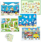 Disposable Placemats for Baby Toddlers, Plastic Sticky Table Mats Babies for by CartaChic