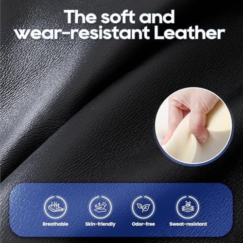 Massage Office Chair with Footrest, High Back Executive Chair, Ergonomic Desk - Image 4