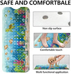 LNOND Sea Turtle Bath Mat for Tub for Kids, Ocean Bathtub Mat, Kids Bath Mats - Image 2