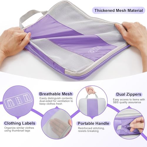 OlarHike 10 Set Compression Packing Cubes - Image 6