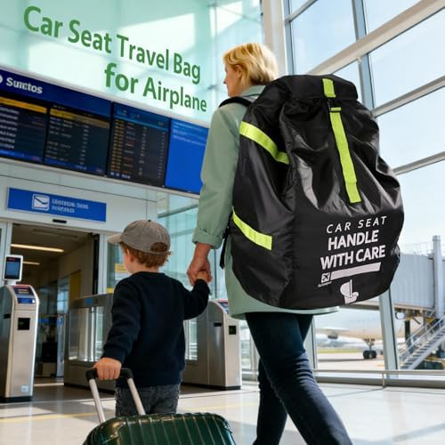 Upgrade Car Seat Travel Bag for Airplane: Backpack Carseat Bags Fit Graco - Image 2