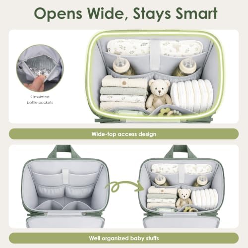 TOPEAST Diaper Bag Backpack, Large Travel Baby Bag - Image 4