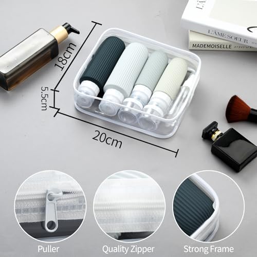 Mrsdry 16 Pack Travel Bottles for Toiletries, Large 6oz Silicone Travel - Image 5