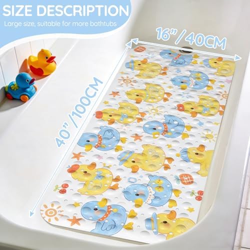 Kids Bathtub Mat, Non Slip Cartoon Bath Mat - Image 2