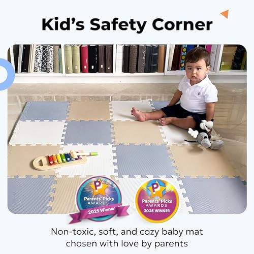 MioTetto Baby Play Mat, Soft Foam Floor Tiles - Image 3