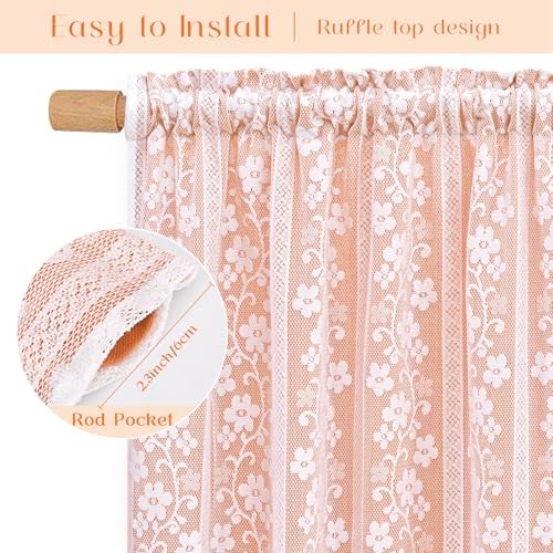 ASPMIZ Linen Curtains for Living Room Double Layers Curtains for Bedroom - Image 5