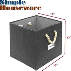 Simple Houseware 13-Inch Cube Storage Bin - Image 2