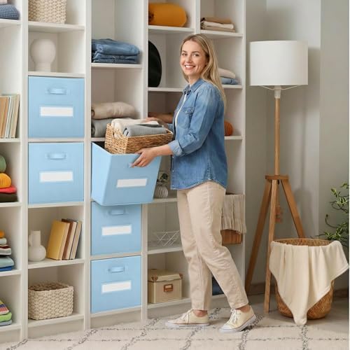 Storage Bins, Pastel Blue - Image 7
