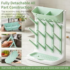 Vertical Baby Bottle Drying Rack, Space-Saving Countertop Dryer, Holds 12 - Image 6