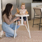 Tiny Twinkle Splat Mat for Under High Chair or Table | 51" x 51" Waterproof & - Image 5