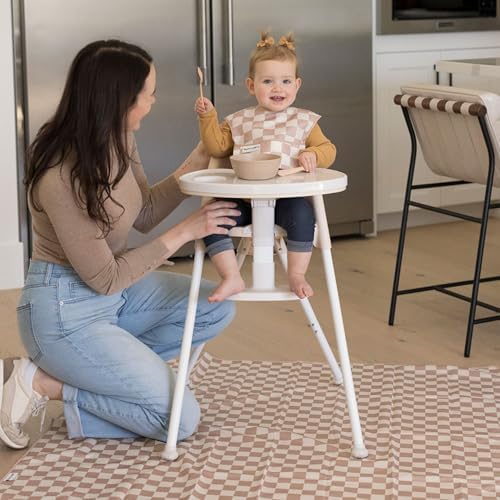 Tiny Twinkle Splat Mat for Under High Chair or Table | 51" x 51" Waterproof & - Image 5