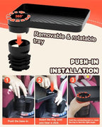 SEVEN SPARTA Car Seat Tray for Kids Fit 3.1"-3.5"Cup Holders for Snack - Image 4