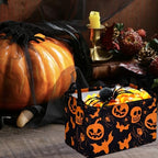 Pumpkin Pattern Storage Basket Gift Shelf Basket Storage Bin, Nursery Basket - Image 4