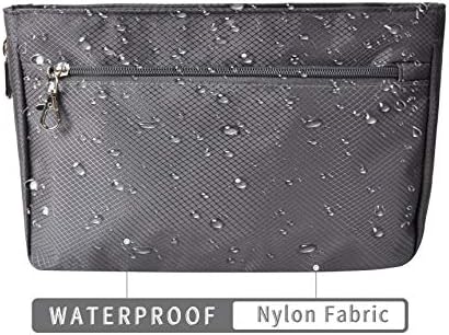 Vercord Expandable Nylon Handbag Purse Organizer Insert Liner Shaper Bag in Bag - Image 6