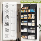 AOODA 2 Pack Over the Door Organizer, Large Capacity Closet Door Hanging - Image 7
