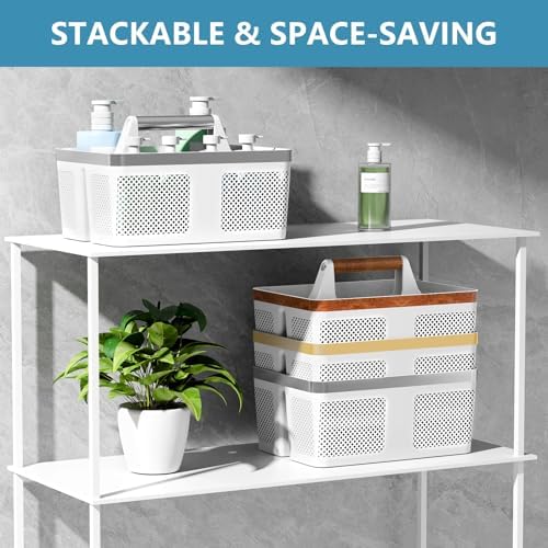 BYUNER 2Pack Shower Caddy Dorm: Portable Bathroom Caddy Organizer - Image 4