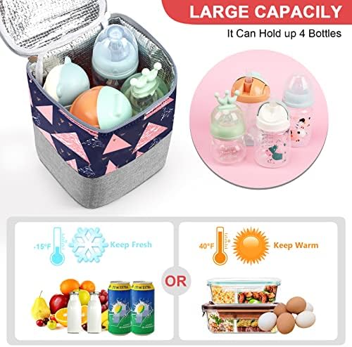 Accmor Breastmilk Cooler Bag, Baby Bottle Cooler Bags, Insulated Bottle Cooler - Image 2