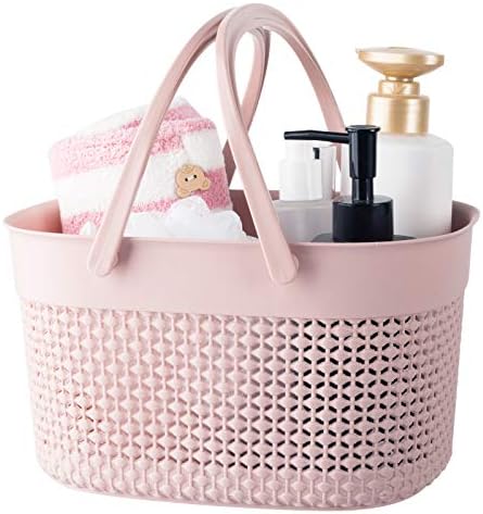rejomiik Portable Shower Caddy Basket, Plastic Organizer Storage Tote by rejomiik