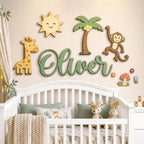 Personalized Wooden Name Sign for Nursery by Challengebutfun